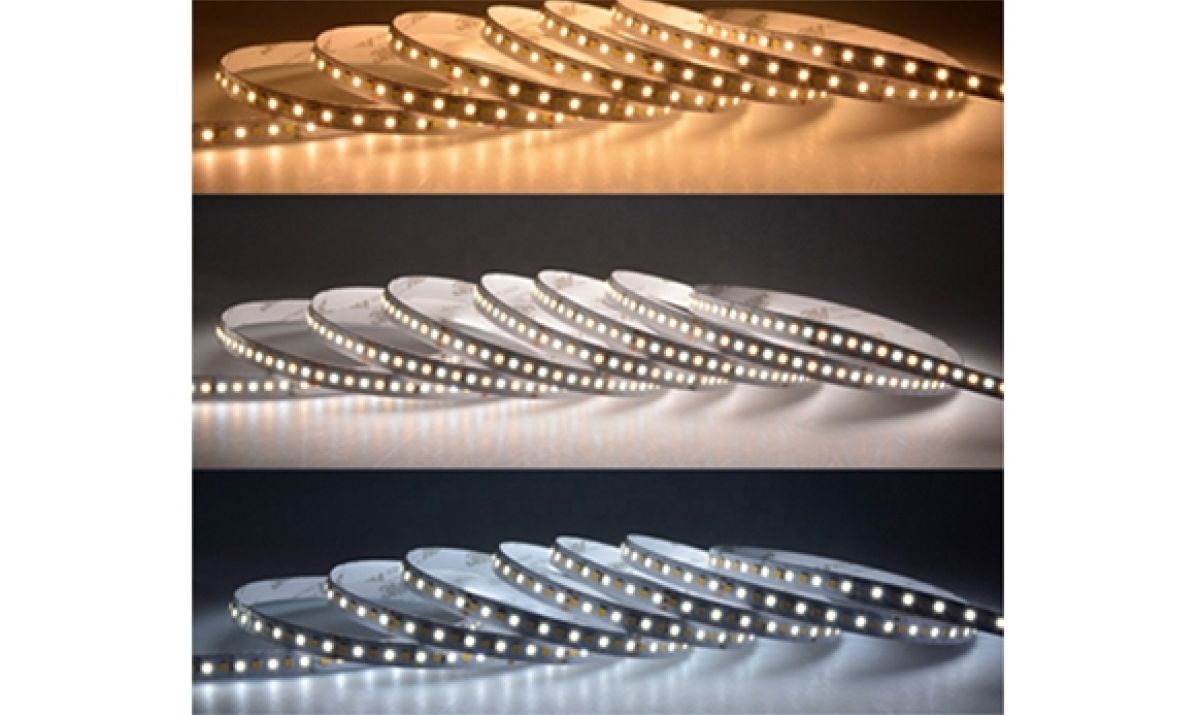 حزام مصابيح بيضاء دافئة قابلة للتعديل (2835 2 أبيض)